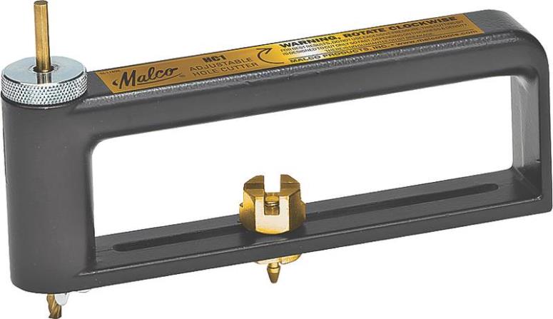 Malco Products HC1 Sheet Metal Hole Cutter, 2" to 12", Lightweight