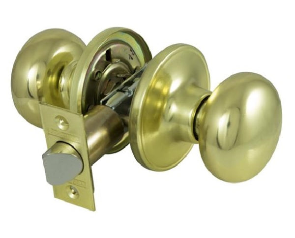 ProSource TF730V-PS 6-Way Adjustable Passage Knobset, Polished Brass