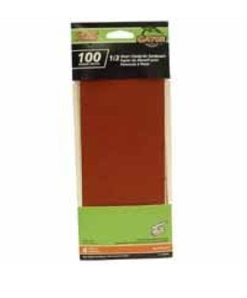 Gator 5142-012 Resin Bonded Power Sanding Sheet, 9" x 3-2/3", 100 Grit