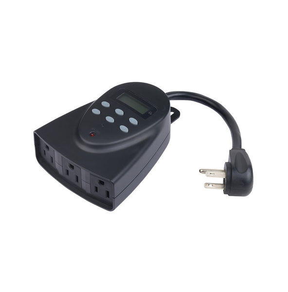 AmerTac TM1627DOLB Weekly Digital Timer, 3-Outlet