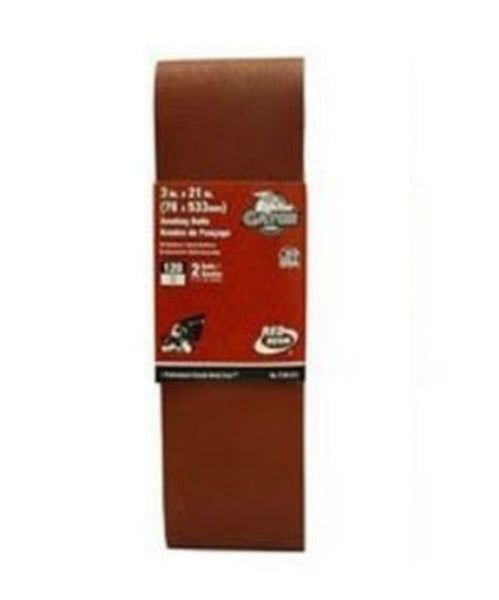 Gator 3143-012 Heavy Duty Resin Bond Power Sanding Belt, 21" x 3", 40 Grit