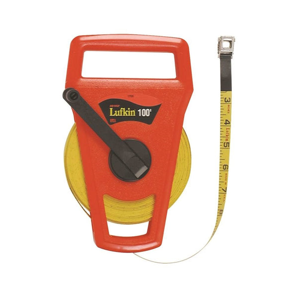 Lufkin FE100D-02 Tape Measure, 100 Feet