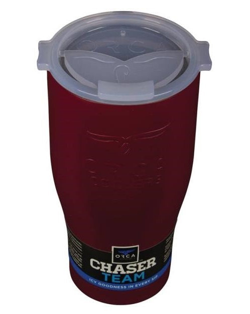 Orca ORCCHA27CR/WH Drinkware Vacuum Mugs,Crimson/White, 27 OZ