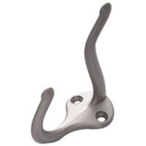 ProSource H62-B073 Coat & Hat Hook, Satin Nickel