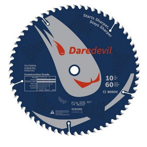 Bosch DCB1060 Daredevil Circular Saw Blade, 10", 60 Tooth