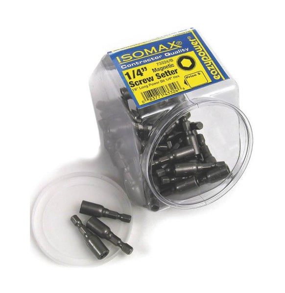 Eazypower 00324 Isomax Magnetic Nut Setter, 1/4" x 1-5/8"
