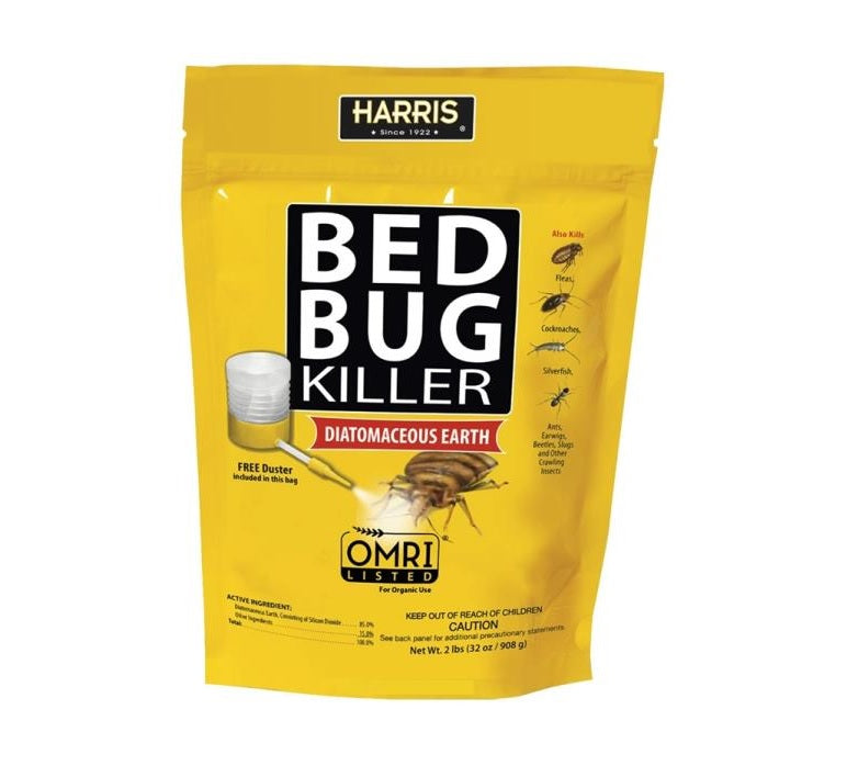 Harris HDE-32P Diatomaceous Earth Bed Bug Killer, 32 Oz