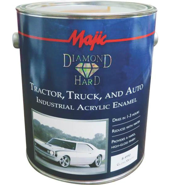 Majic Diamond Hard 8-4990-1 Industrial Acrylic Enamel Paint, Gloss White