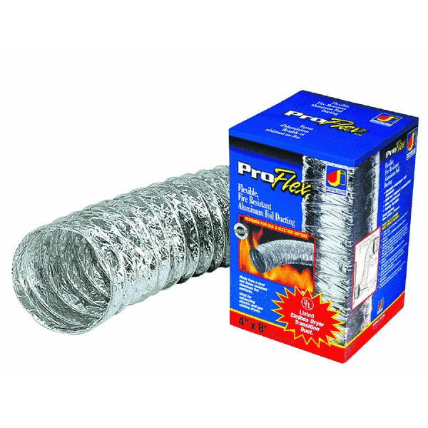 Dundas Jafine BTD48 Proflex Clothes Dryer Transition Duct, 4" x 8&#039;