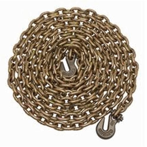 Campbell 0513665 Binder Chain With Clevis Grab Hook, 3/8"x20&#039;