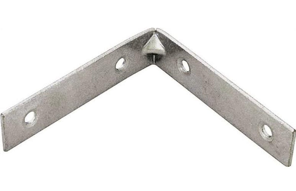 Prosource CB-B04-C4PS Corner Braces, Zinc Plated, 4" x 7/8"