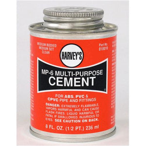 Harveys 018010-24 MP-6 Multi-Purpose Solvent Cement, 8 Oz