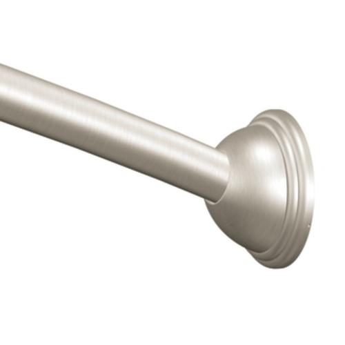Moen DN2160BN Adjustable Curved Shower Rod, Brushed Nickel