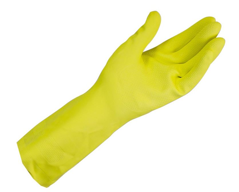 Lysol 58152TRIRM Durable Latex Gloves, Large