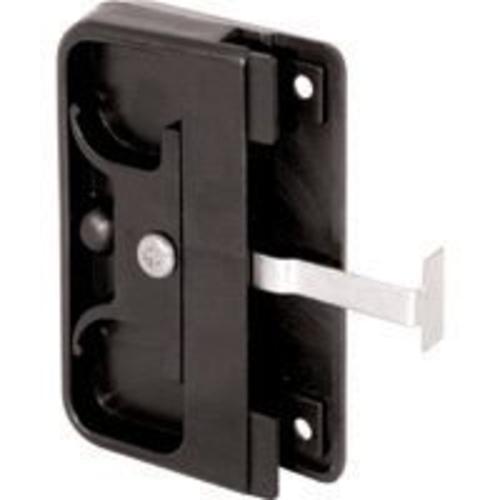 Prime Line A 142 Screen Door Mortise Latch Pull, Black