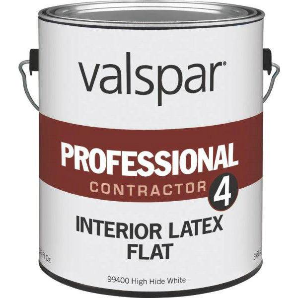 Valspar 99400 Professional Contractor 4 Interior Latex Paint, White