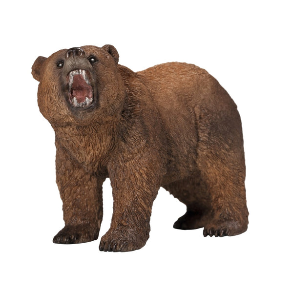 Schleich 14685 Wild Life Grizzly Bear Toy, Plastic
