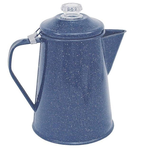 Columbian Home 0224-4 Coffee Percolator, 2.75 Quart, Blue