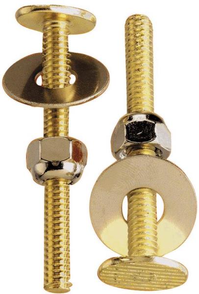 Plumb Pak PP23516 Toilet Closet Bolt Set, 1/4" x 2-1/4"