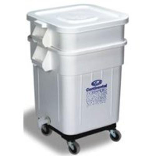 Continental Commercial 2807WH Continental 2807 Crisper Bin With Dolly, 32 Gallon, White