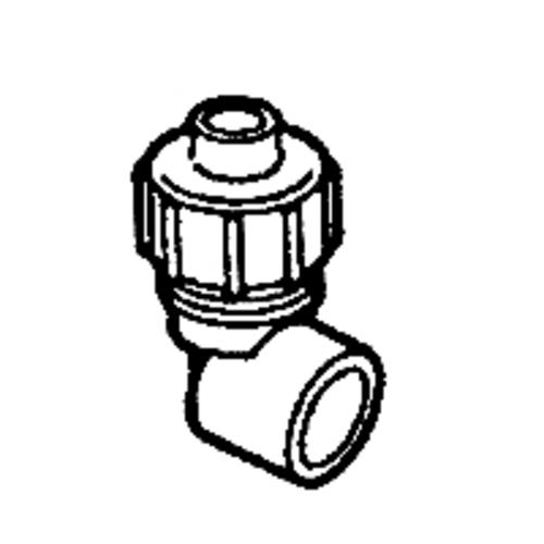Genogrip 53060 Cpvc Angle Adapter Fitting 1/2"x3/8"
