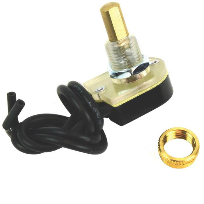 Jandorf 61224 Push Button Spst Switch, 125 Volt, 1 Amp