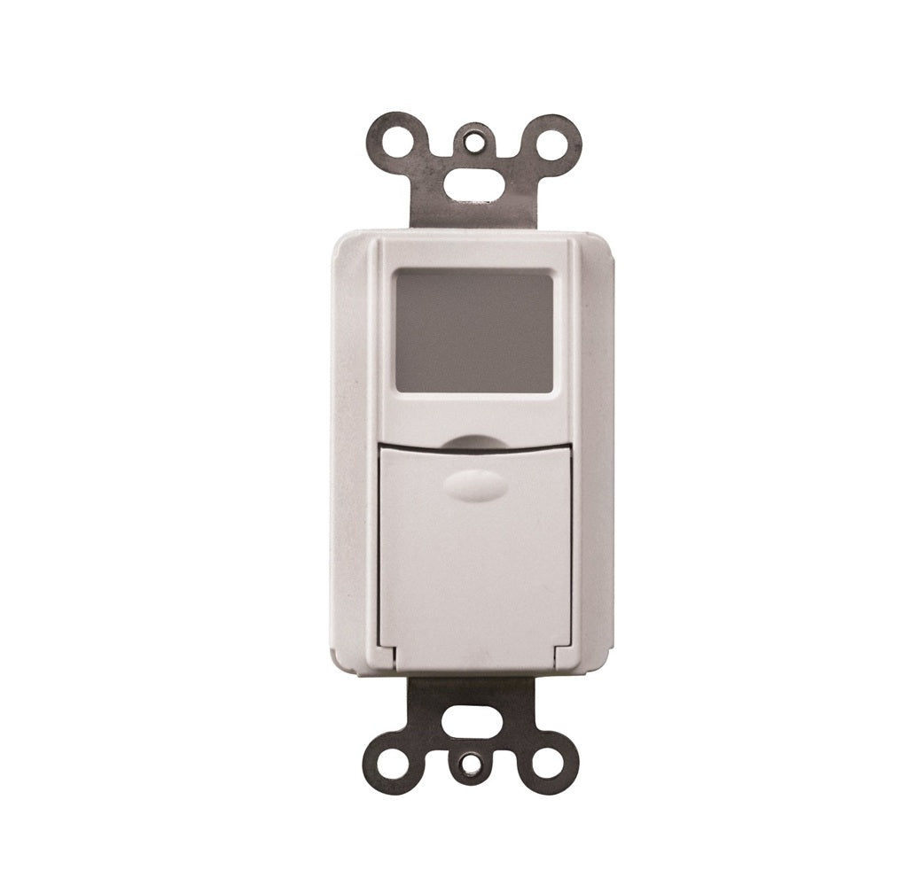 AmerTac TMDW60 Smart Digital Wall Switch Timer, White