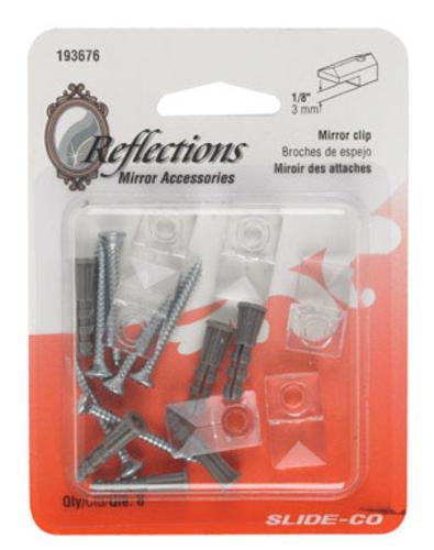 Prime Line 193676 Mirror Holder Clip - Cd/6