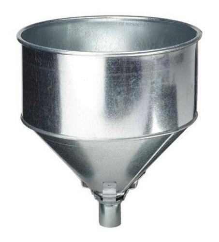 Plews 75-008 Tractor Lock Funnel, Galvanized Steel, 8 Quart