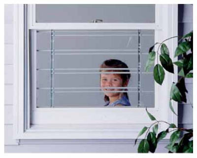 John Sterling™ 1133 Window Security Guard, 3 Bar, 10-3/8"