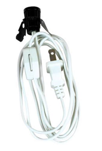 Jandorf 60138 Lamp Cord Set, 6&#039;, White