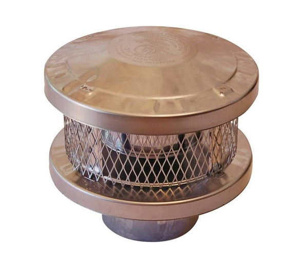 AmeriVent 6HS-RCS Round Vent Cap, 6", 3 Wall