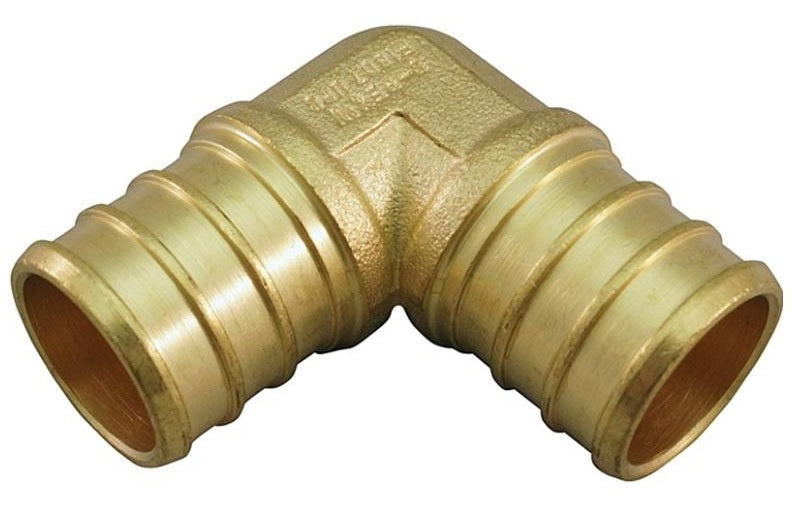 Apollo APXE3410PK Brass Pex Crimp Elbow, 3/4" x 3/4"