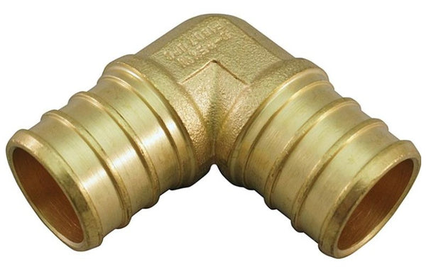 Apollo APXE3410PK Brass Pex Crimp Elbow, 3/4" x 3/4"