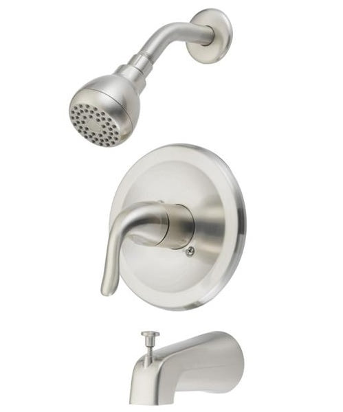 Boston Harbor TQ-F1214517NP Tub & Shower Faucet, Satin Nickel