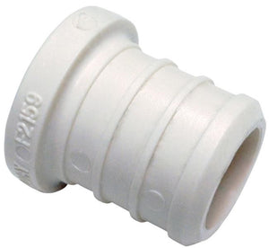 Apollo PXPAP125PK PEX Barb Pipe Plugs, 1/2", White Bag Of 5