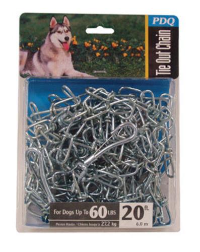 PDQ 43720 Dog Tie Out Chain, 20'