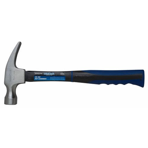 Mintcraft JL60315A Zone Tempered Face Rip Hammer 20 Oz, Fiberglass
