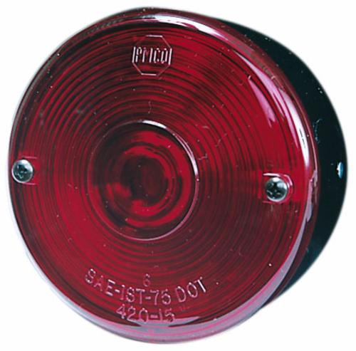 Peterson V428S Universal Stud-Mount Stop/Turn/Tail Light, Red