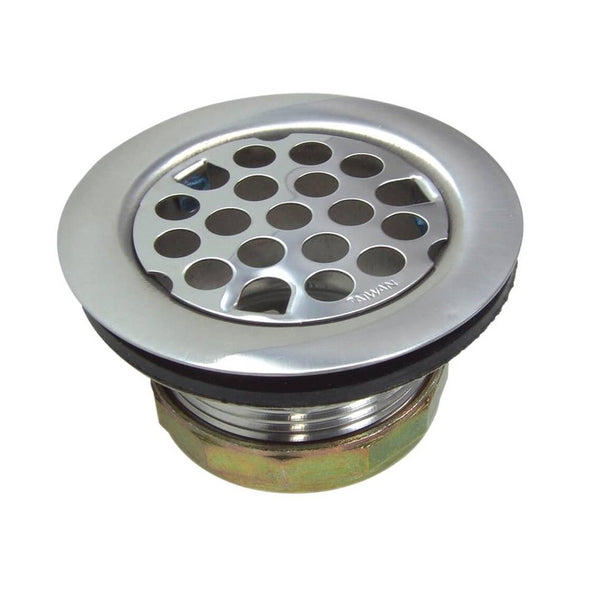 Danco 89072 Flat Universal Sink Strainer Assembly, Chrome Plated