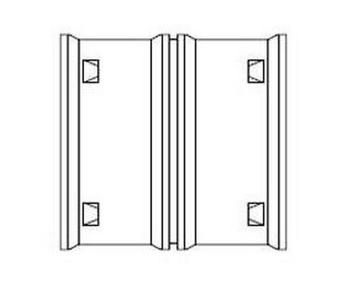 Hancor 0412AA Snap Coupling, 4in