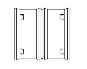 Hancor 0412AA Snap Coupling, 4in