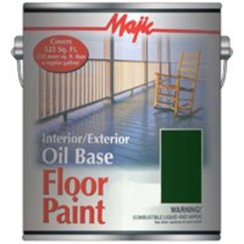 Majic 8-0078-1 Interior/Exterior Oil Base Floor Paint, 1 Gallon