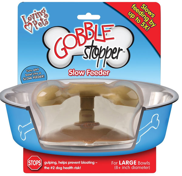Loving Pets 7311 Gobble Stopper Slow Pet Feeding Supplies for Dogs, Large