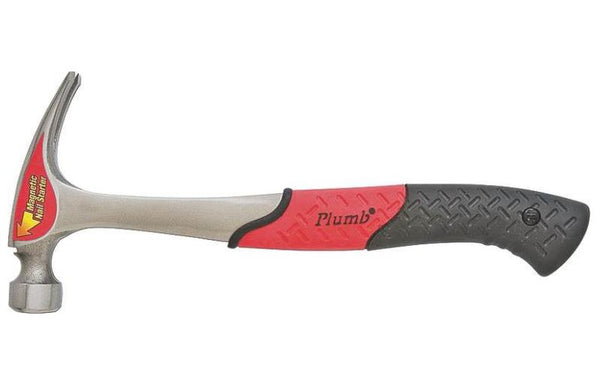 Plumb SS16RN/SS16R Smooth Face Rip Claw Hammer, 16 Oz, Steel