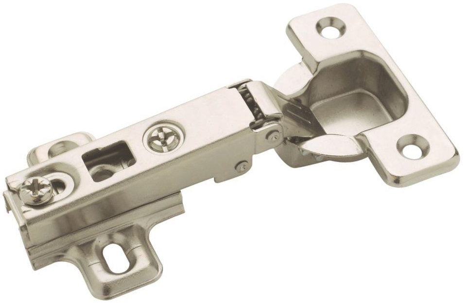 Amerock BP4611A14 Frameless Concealed Cabinet Hinge, Nickel, 1-Pair