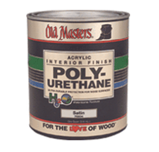 Old Masters 75404 Water Based Polyurethane, Gloss Finish, Quart