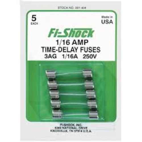 Fi-Shock 301-404 Time Delay Fuse, 1/16 Amp