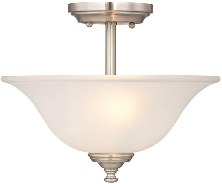 Boston Harbor LYB130928-2SF-BN Ceiling 2-Light Fixtures, Brushed Nickel