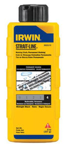 Strait-Line 4935520 Chalk Midnight Black, 8 Oz